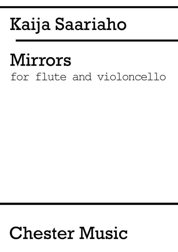 Saariaho, Mirrors for flute and cello 2