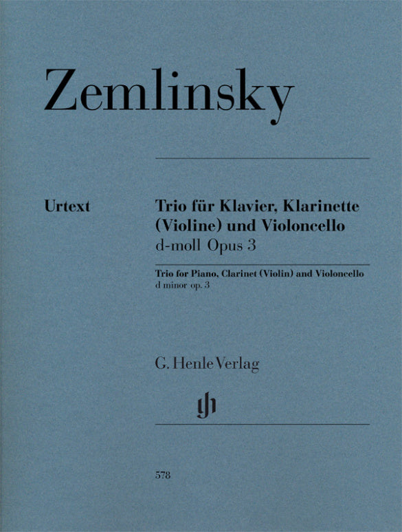 Zemlinsky, Trio op.3 d-Moll-40461