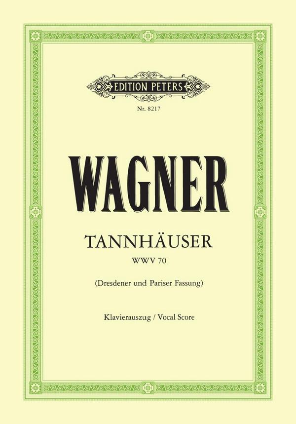 Wagner, Tannhäuser Klavierauszug