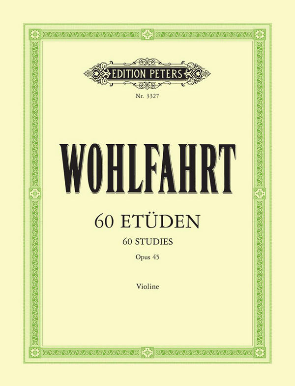 Wohlfahrt, 60 Etüden op.45