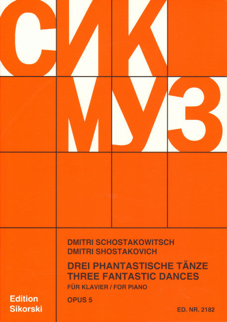 Schostakowitsch, Dimitri 3 fantastische Tänze
