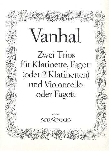 Vanhal, 2 Trios op.18 - Klar. & Fagott