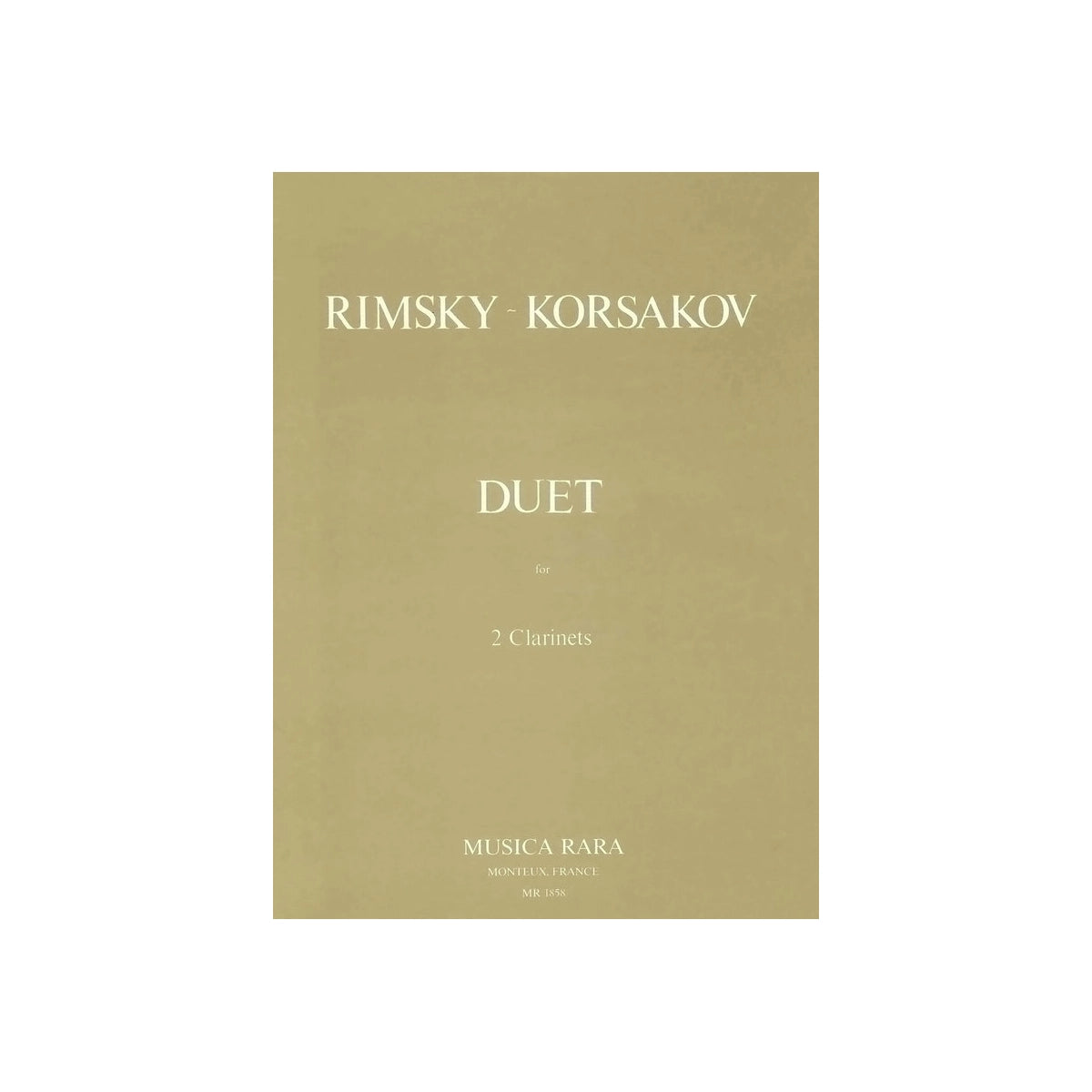 Rimsky-Korsakow, Duett