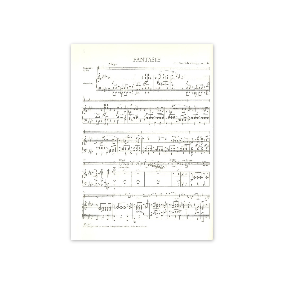 Reissiger, Fantasie