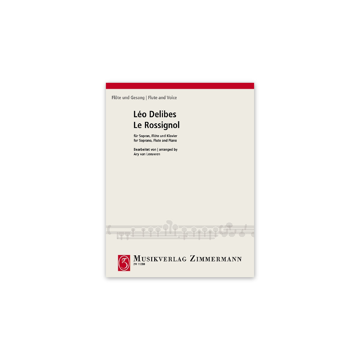 Delibes, Le Rossignol Ges.,Fl.& Klav.
