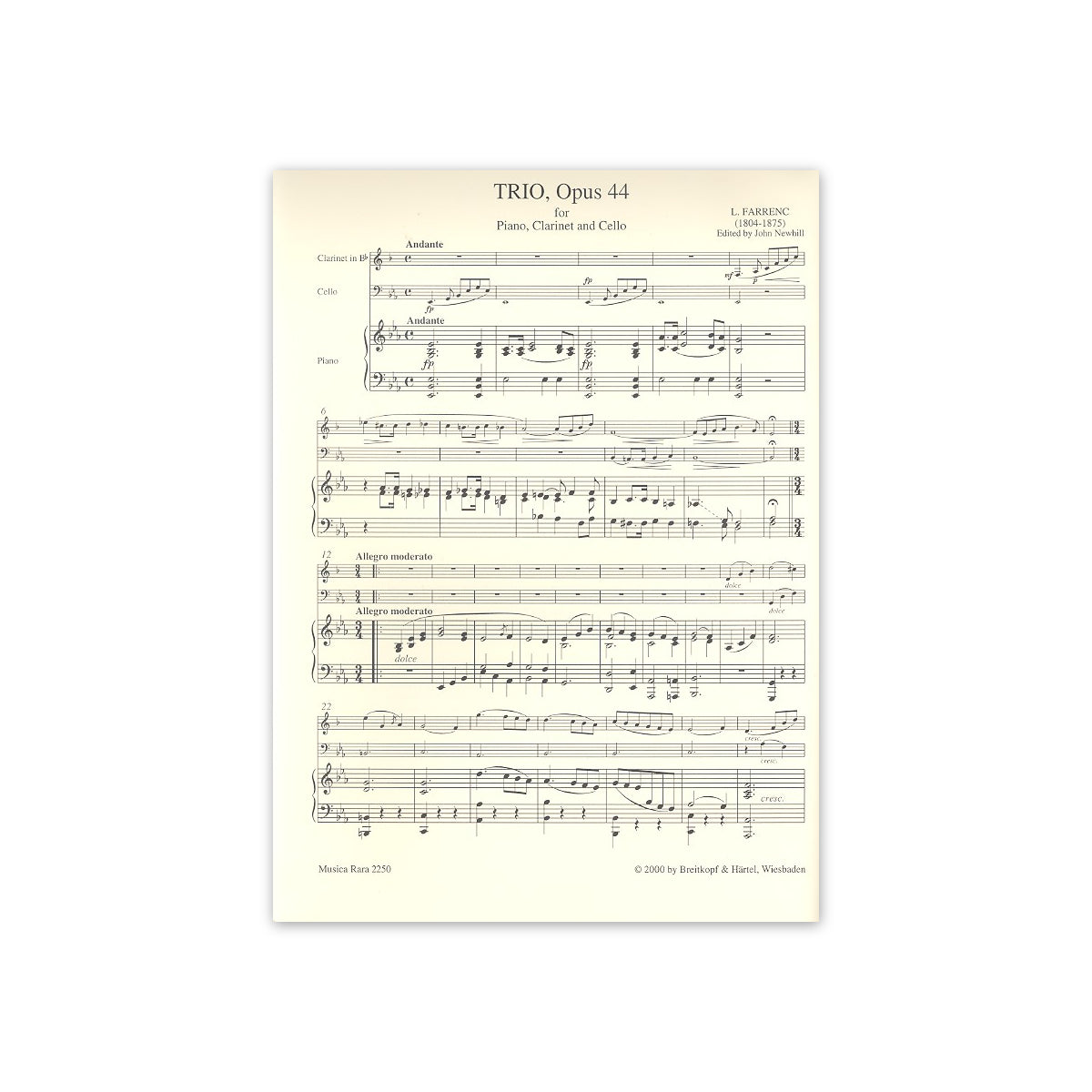 Farrenc L., Trio op.44