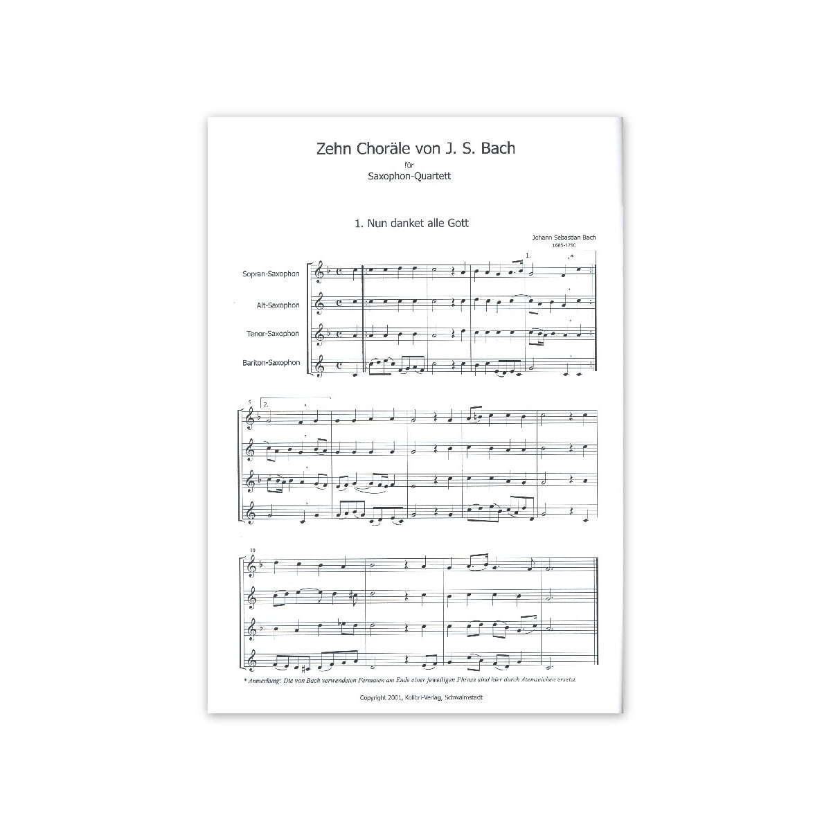 Bach, 10 Choräle