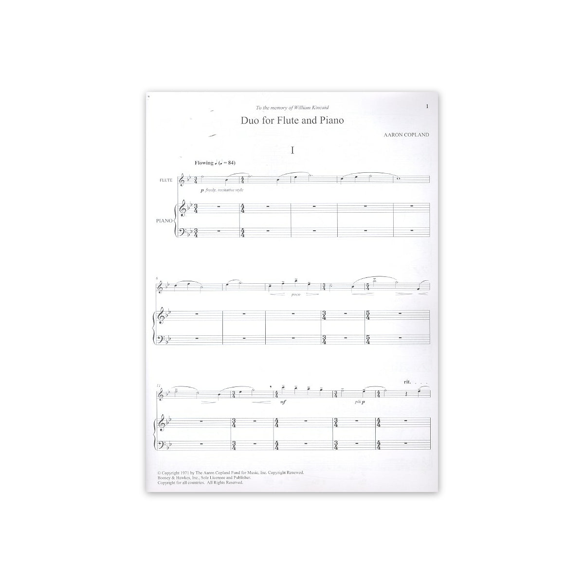 Copland, Duo