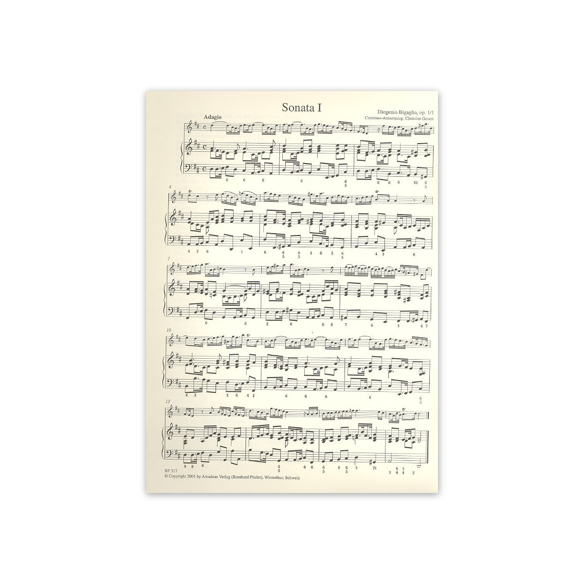 Bigaglia, 12 Sonaten op.1, Bd.1 (1-4)