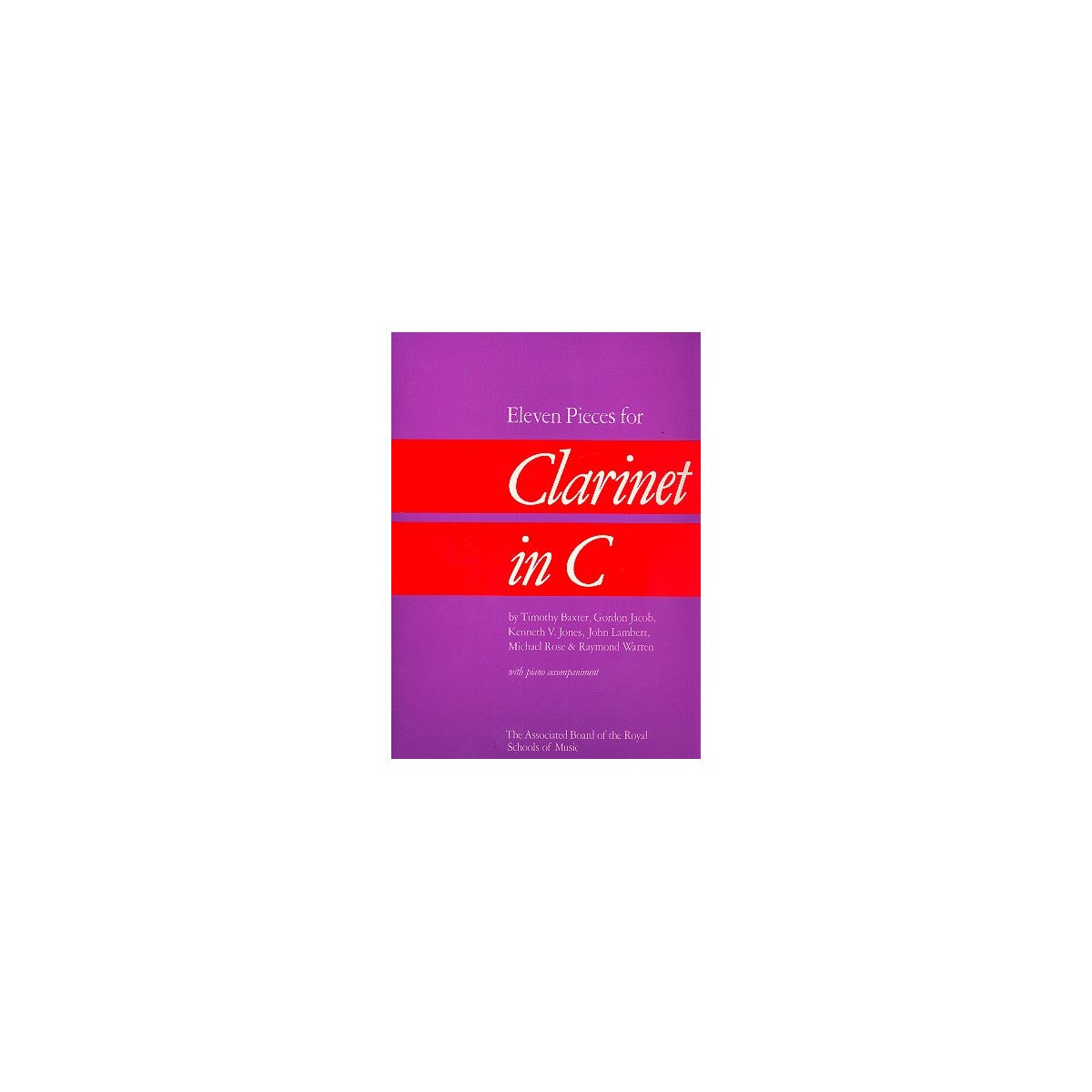 Eleven Pieces for Clarinet in C View 1
