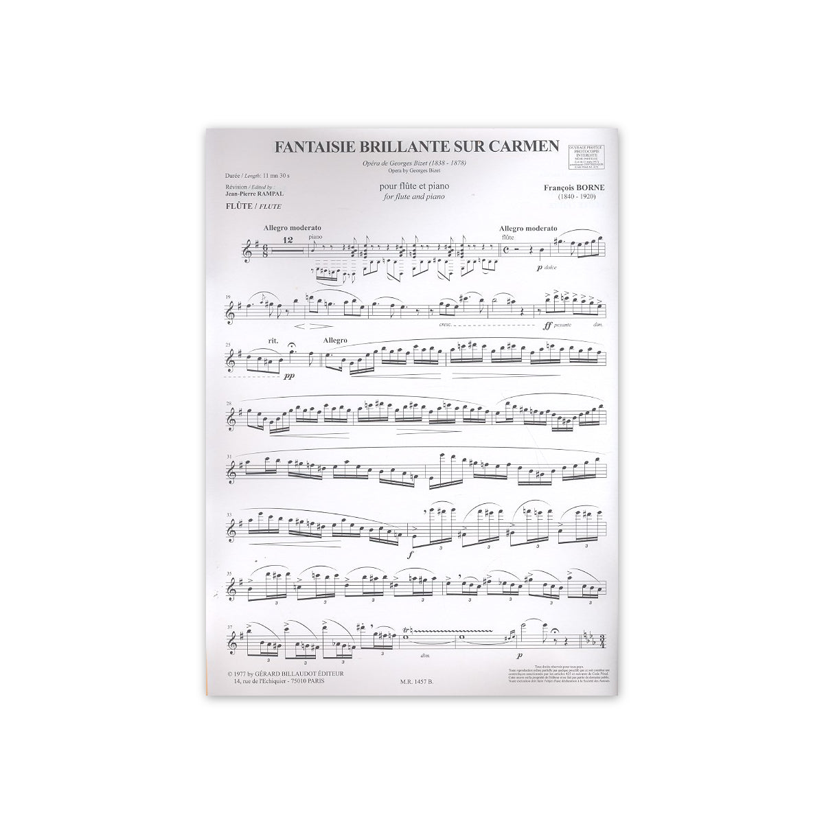Borne, Fantaisie brillante (Carmen)