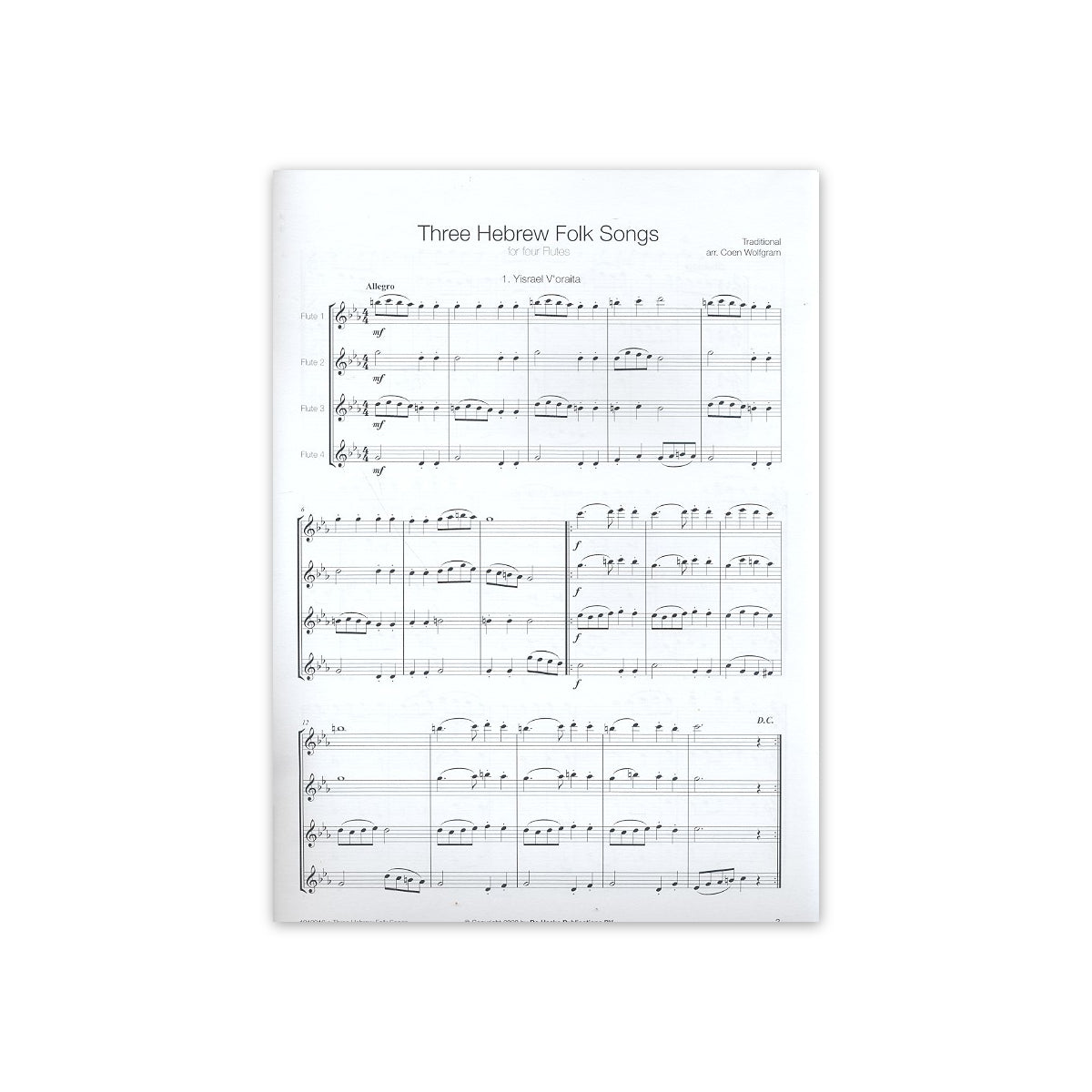 Three Hebrew Folksongs