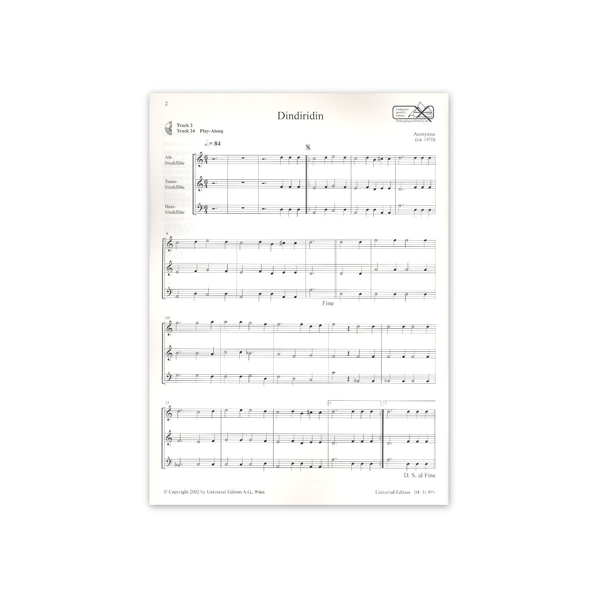 Workshop Bassblockflöte Band 2