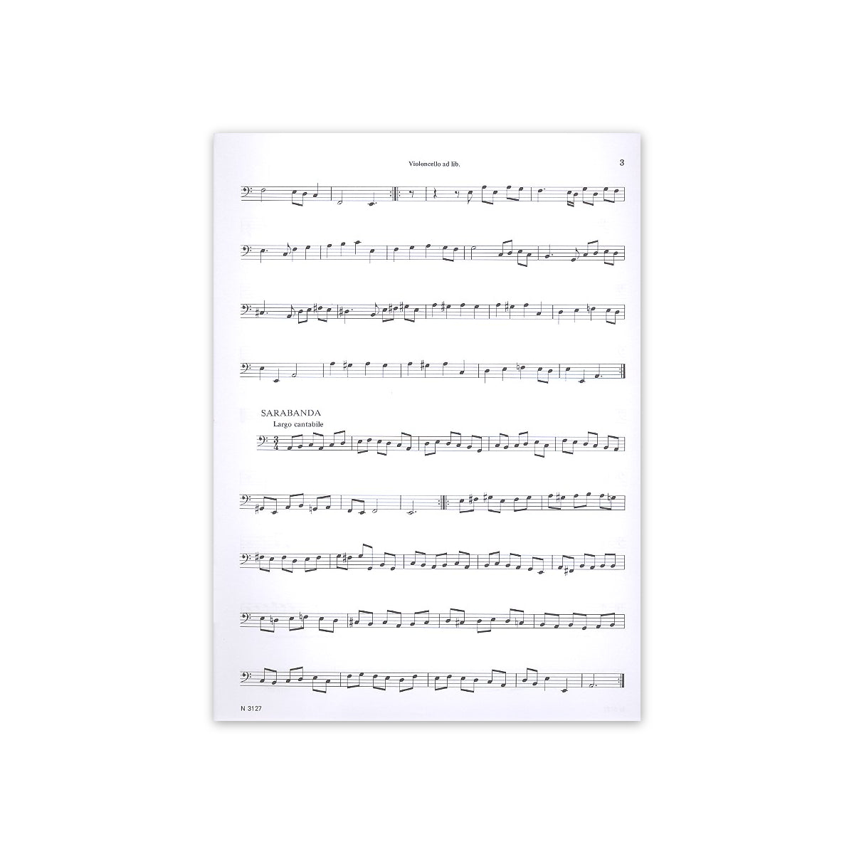 Corelli, Sonate a-Moll op.5 Nr.8