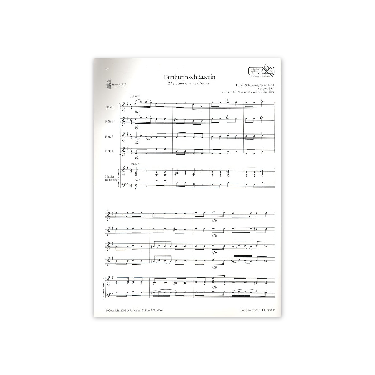 Gisler-Haase, Flute ensemble 2