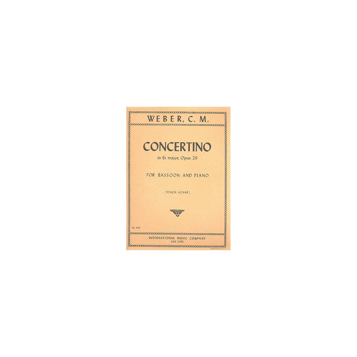 Weber, Concertino View 1