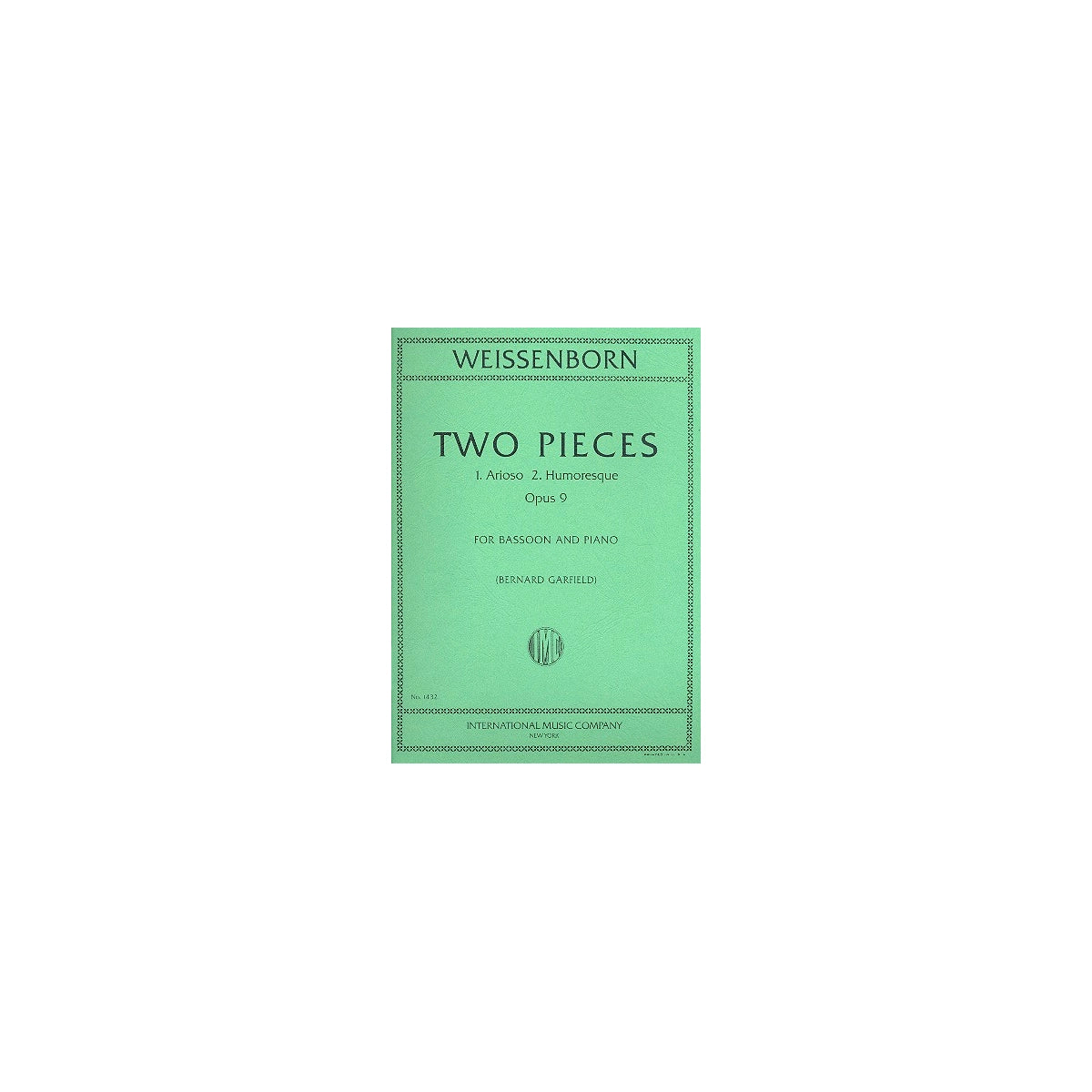 Weissenborn, 2 pieces op.9