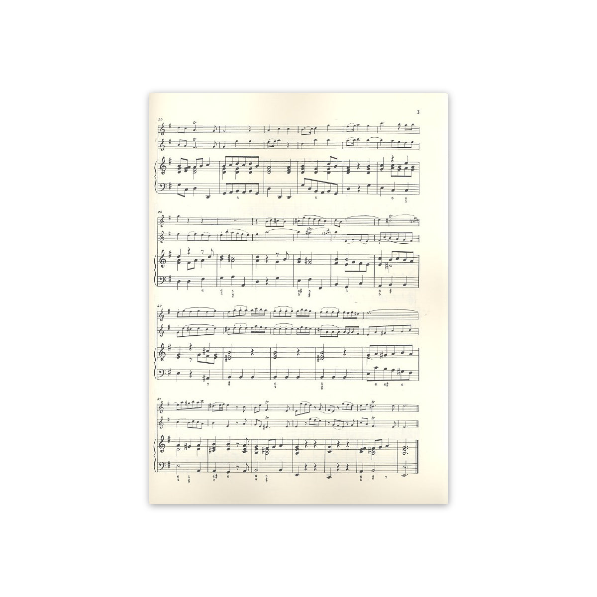 Hasse, Triosonate Nr.1 e-Moll