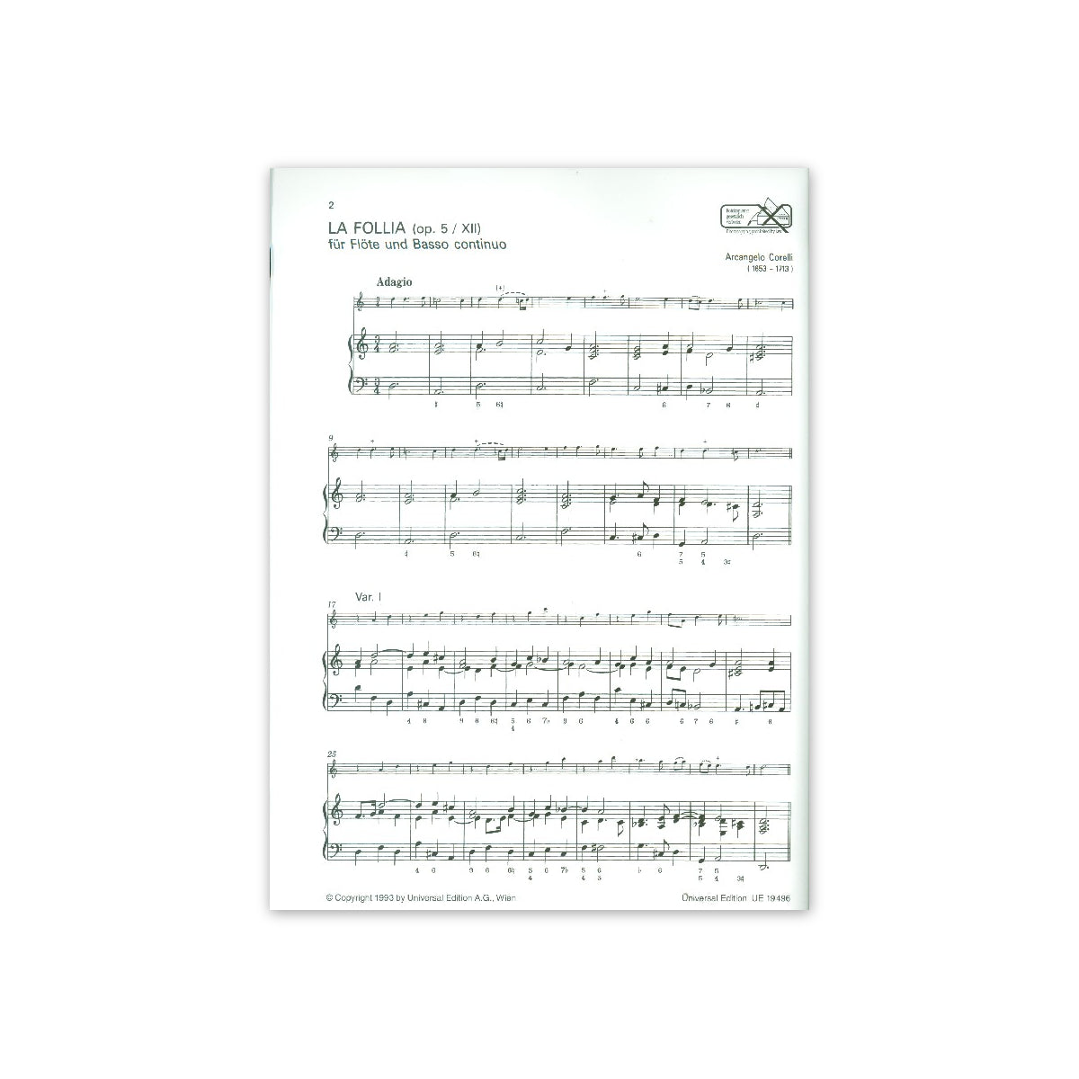 Corelli, La Follia
