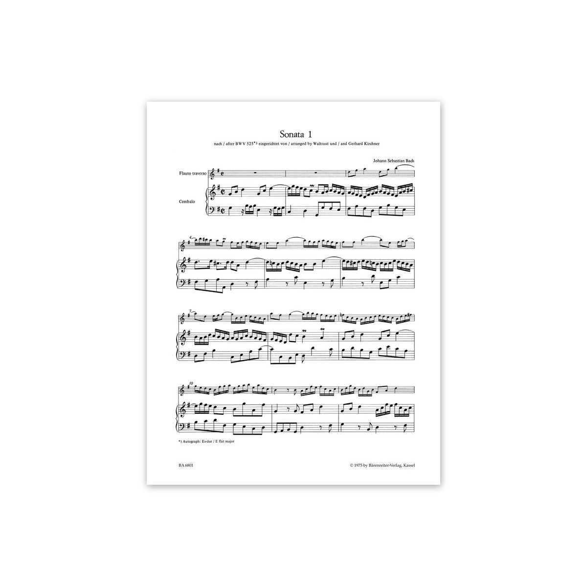 Bach, 6 Sonaten Bd.1