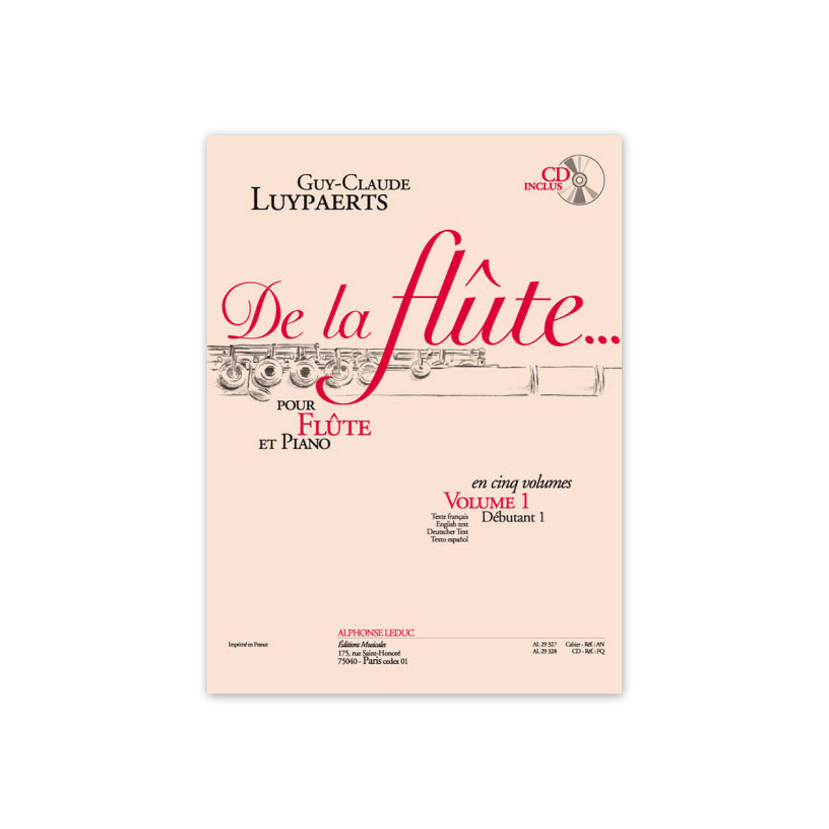 Luypaerts, De la flute vol.1