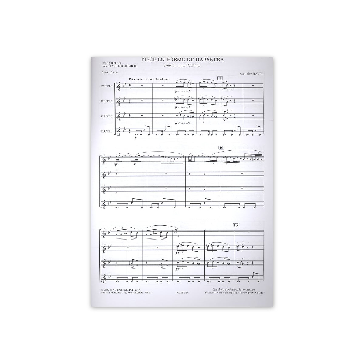 Ravel, Pièce en forme de Habanera-16682