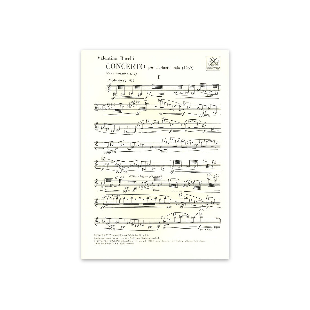 Bucchi, Konzert