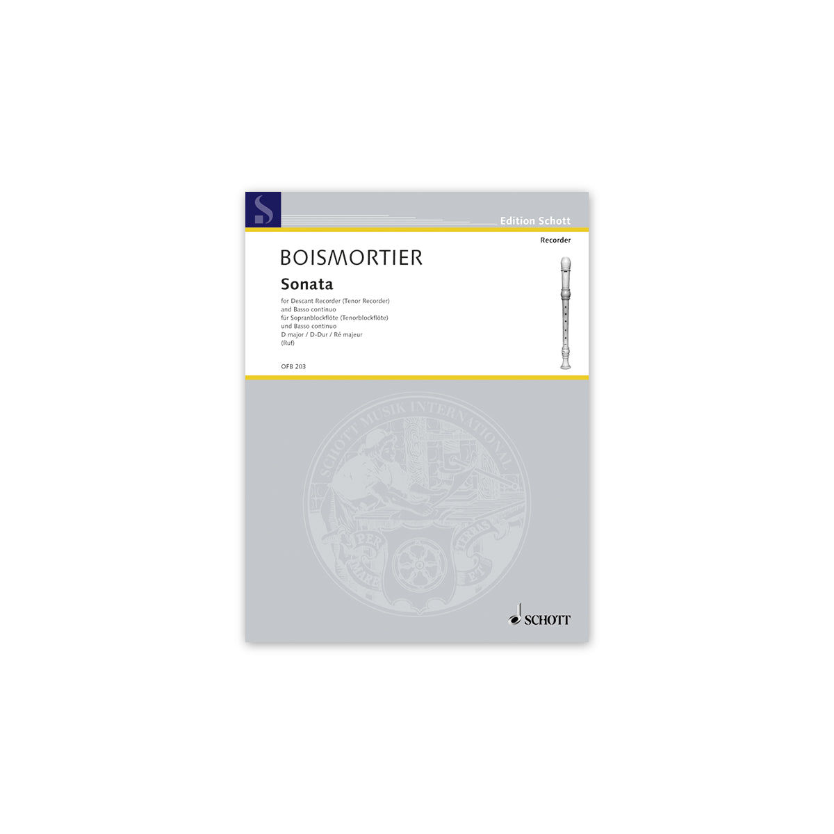 Boismortier, Sonate D-Dur