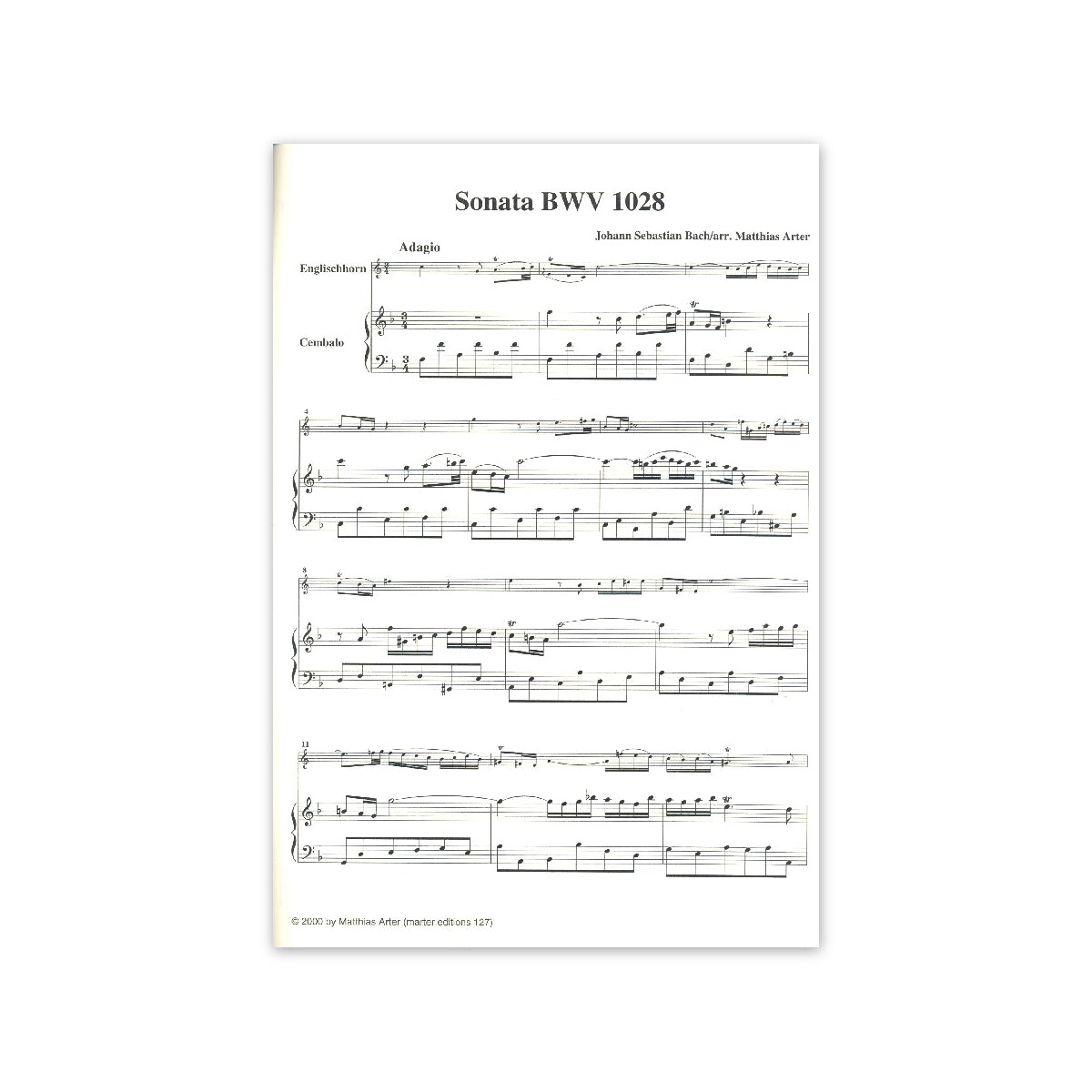 Bach, Sonate BWV 1028