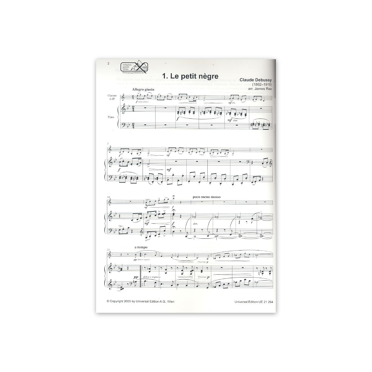 Debussy, Clarinet Album