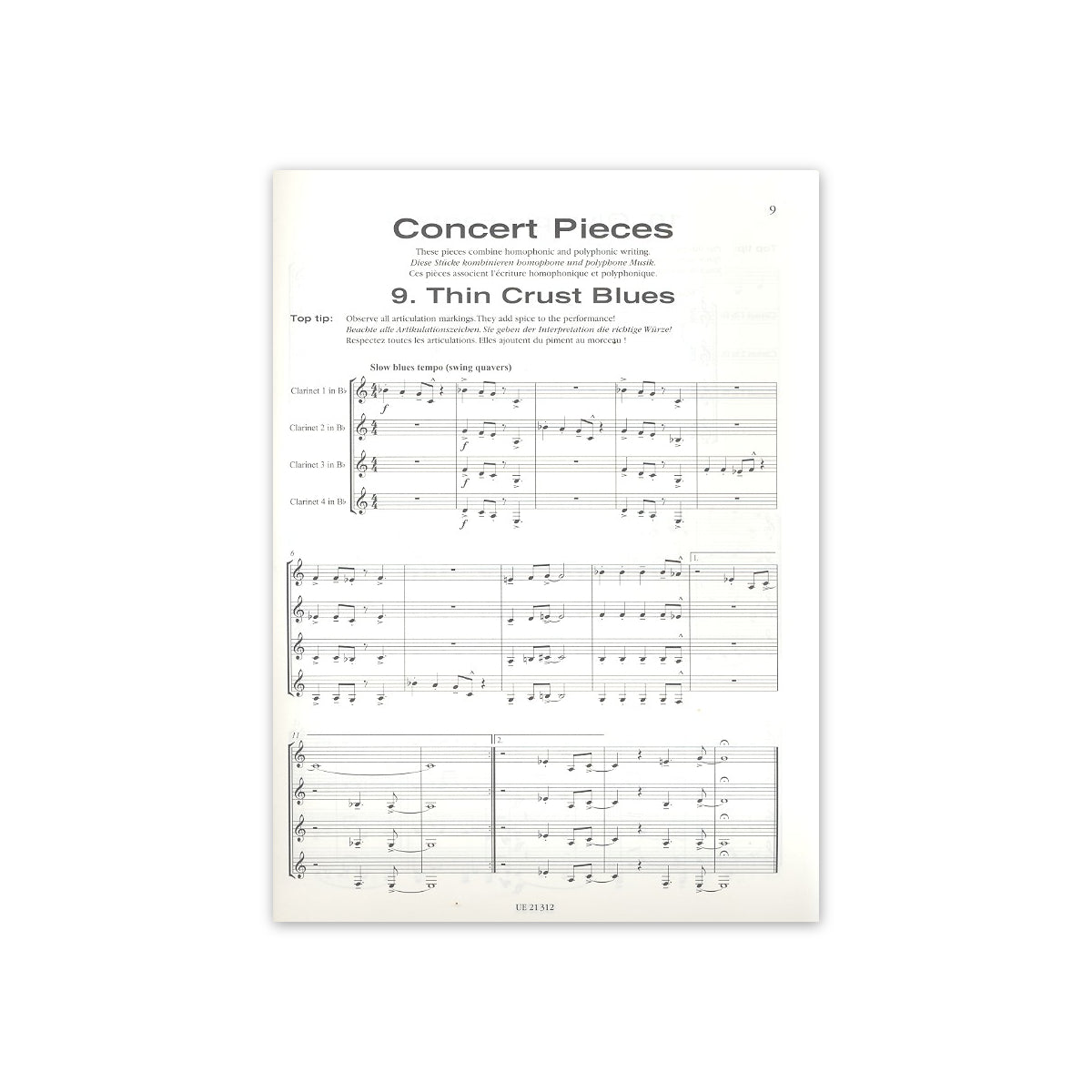 Rae, Introducing clarinet quartets