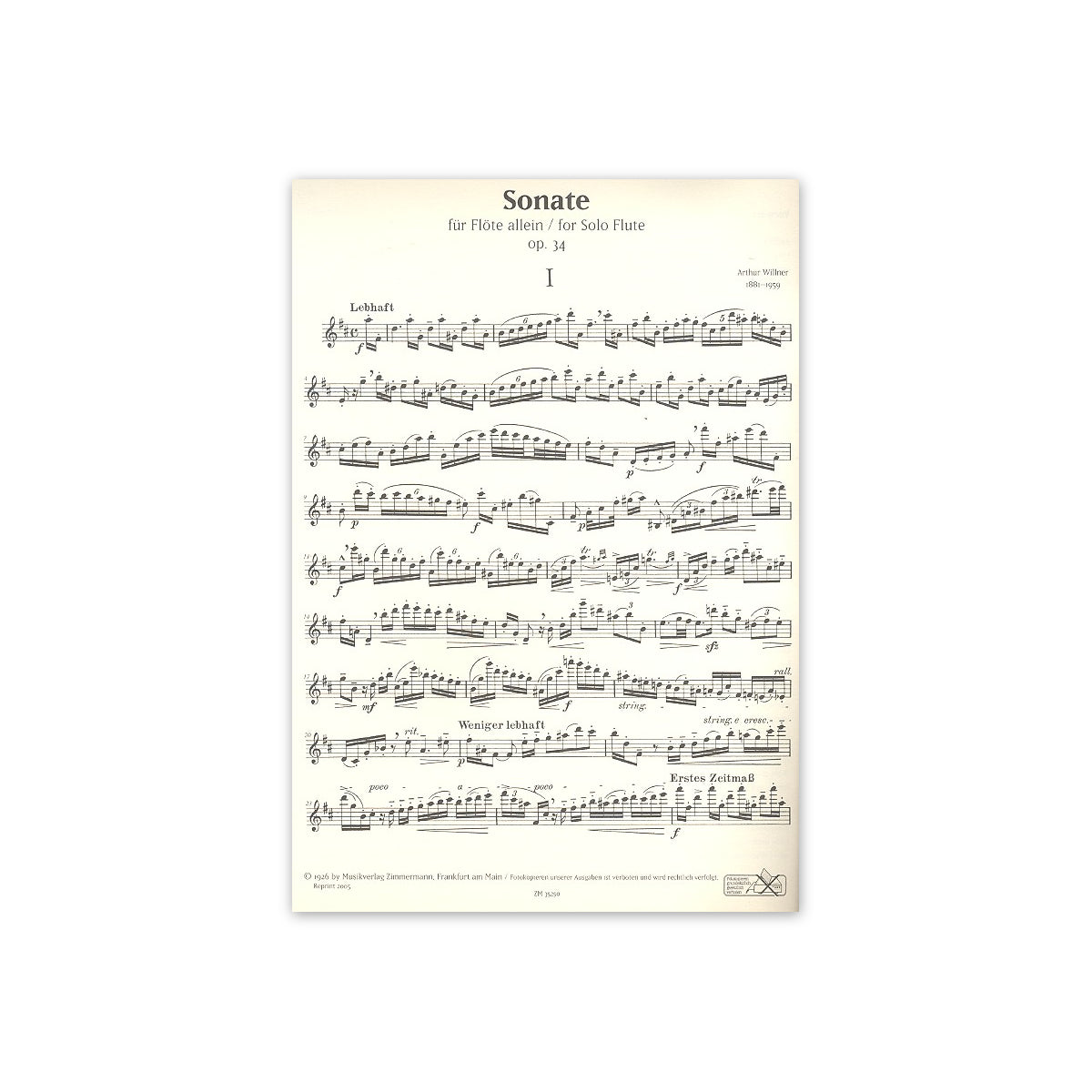 Willner, Sonate