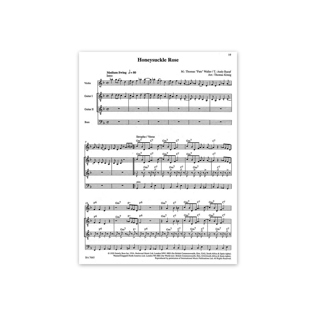 Django - 11 Arrangements im Stil von Reinhard