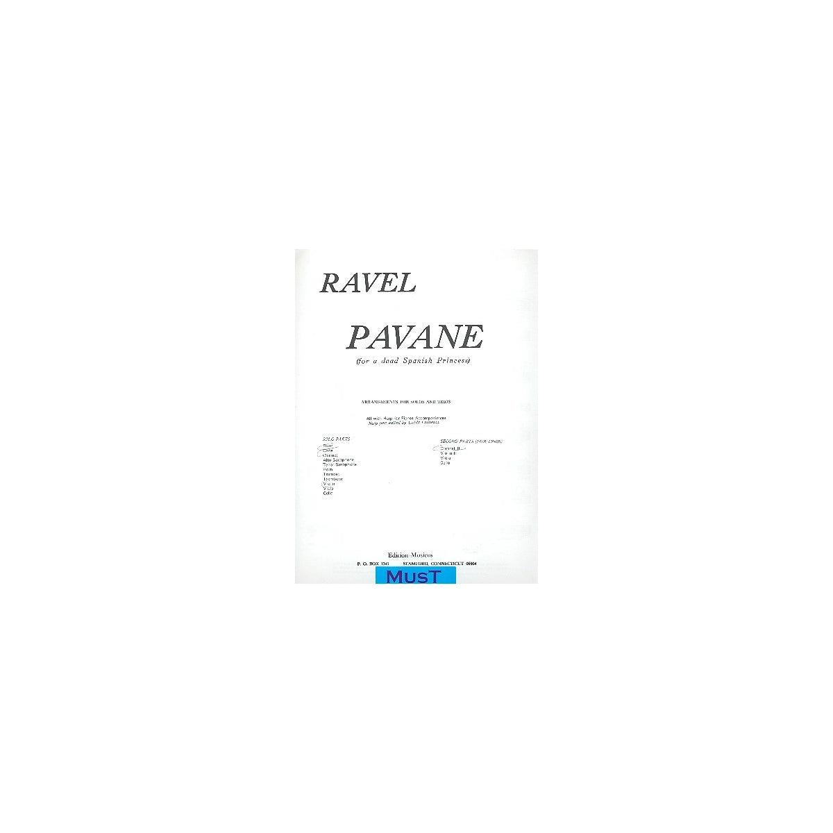 Ravel, Pavane - FL.Klar.Klav.
