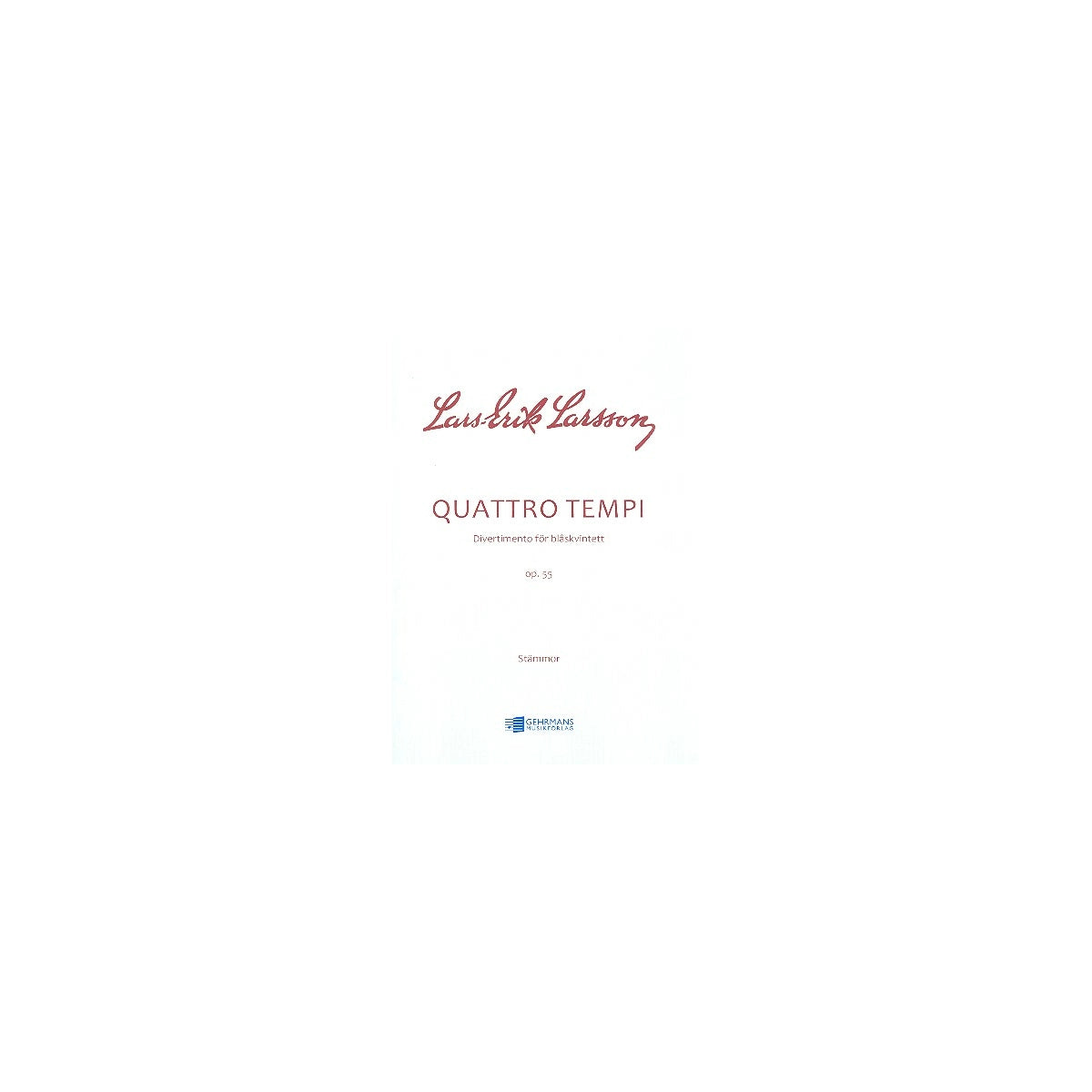 Larsson, Quattro tempi op.55