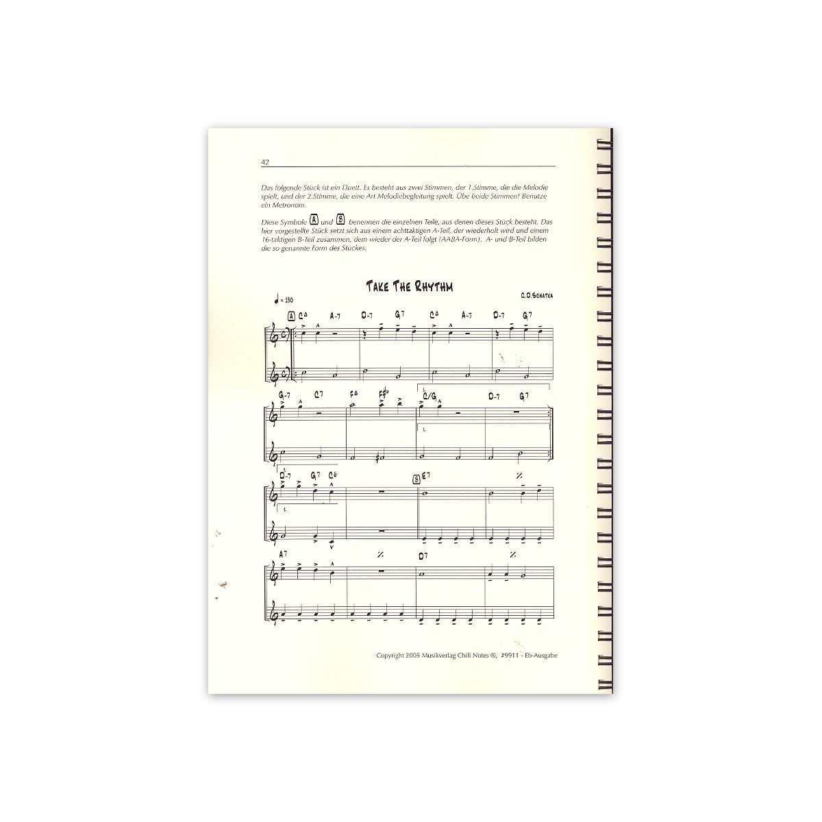 Schatka, Saxophontöne, Es-Ausgabe