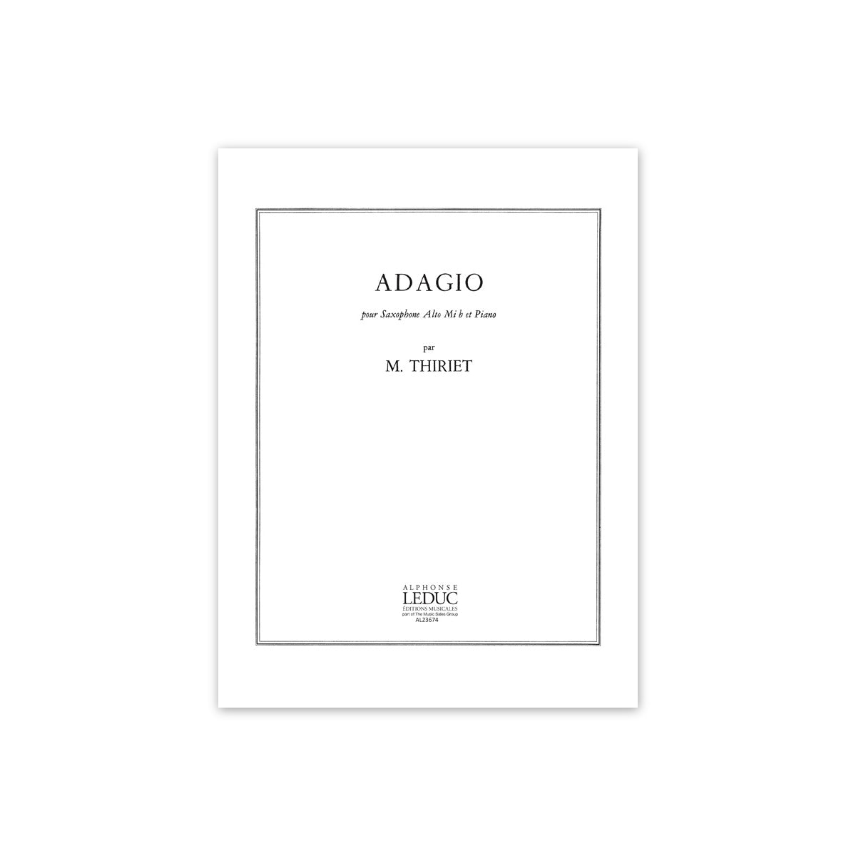Thiriet, Adagio