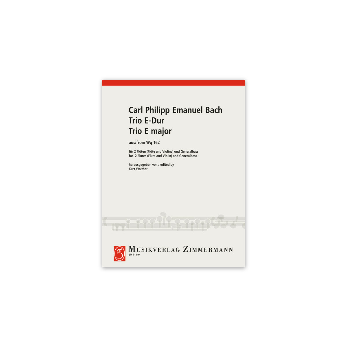 Bach C.Ph.E., Trio E-Dur WQ 162
