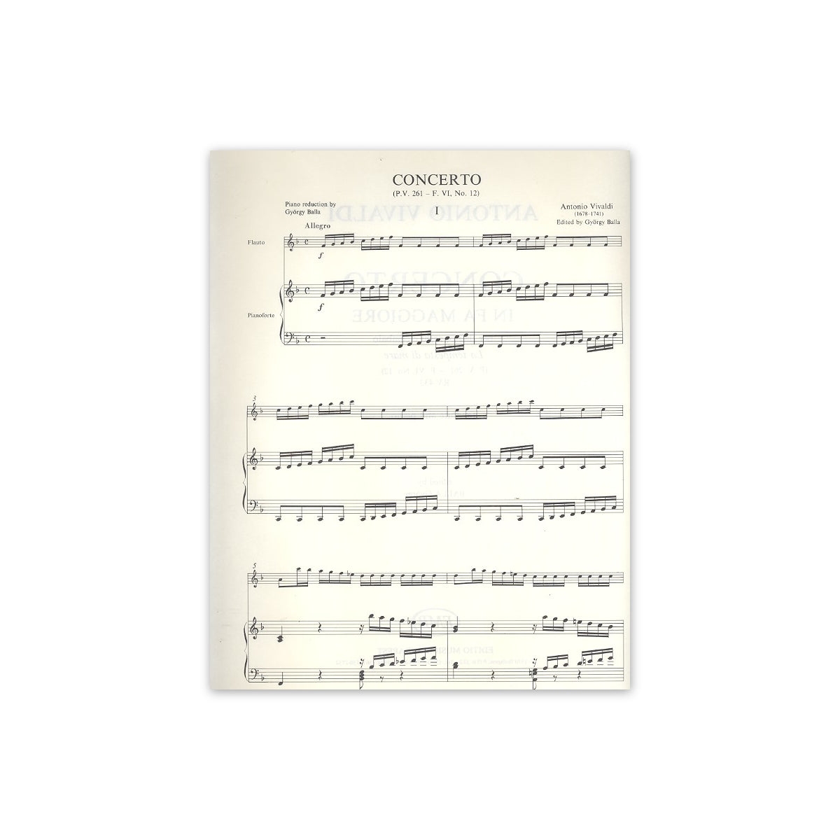 Vivaldi, Konzert "La tempesta di mare"