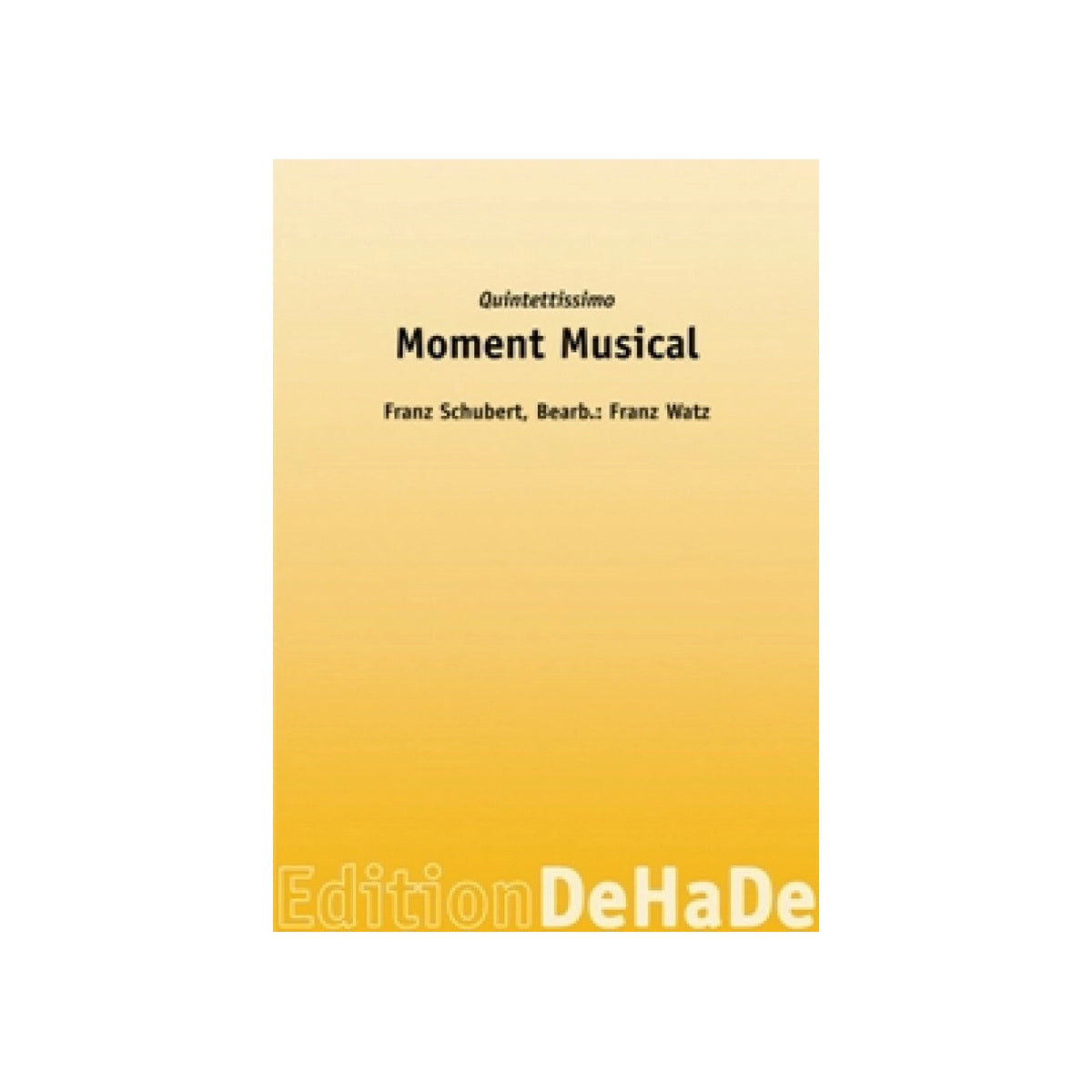 Schubert, Moment Musical - für Bläserquintett