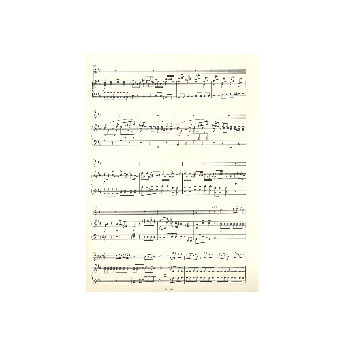 Schwindel, Konzert D-Dur