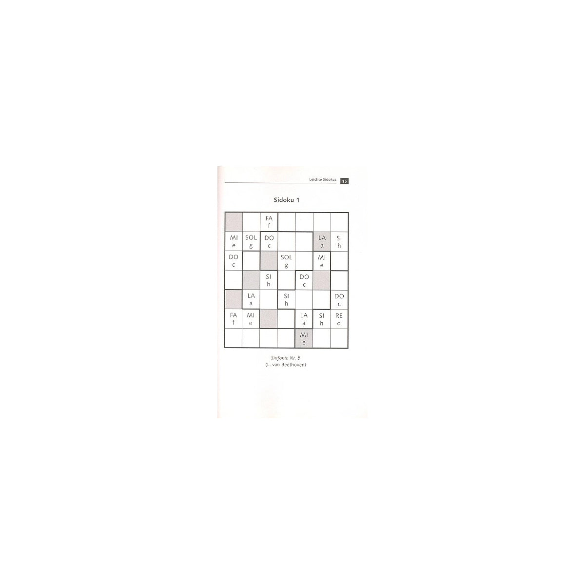 Music Sudoku 2
