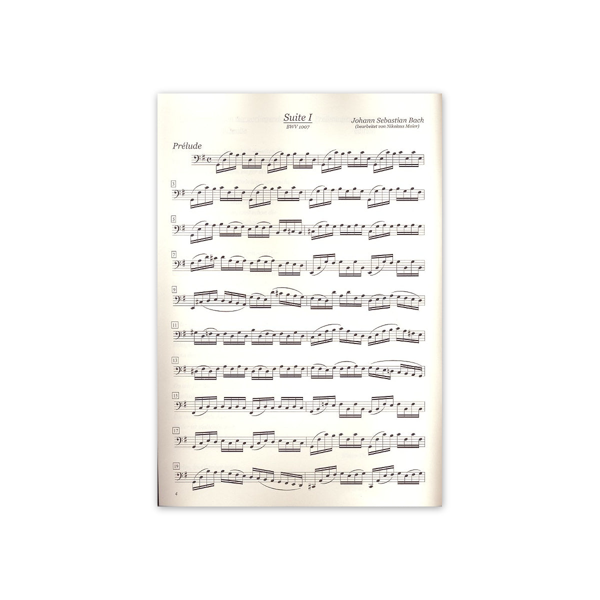 Bach, Sechs Suiten für Vc.solo -bearb.für Fag