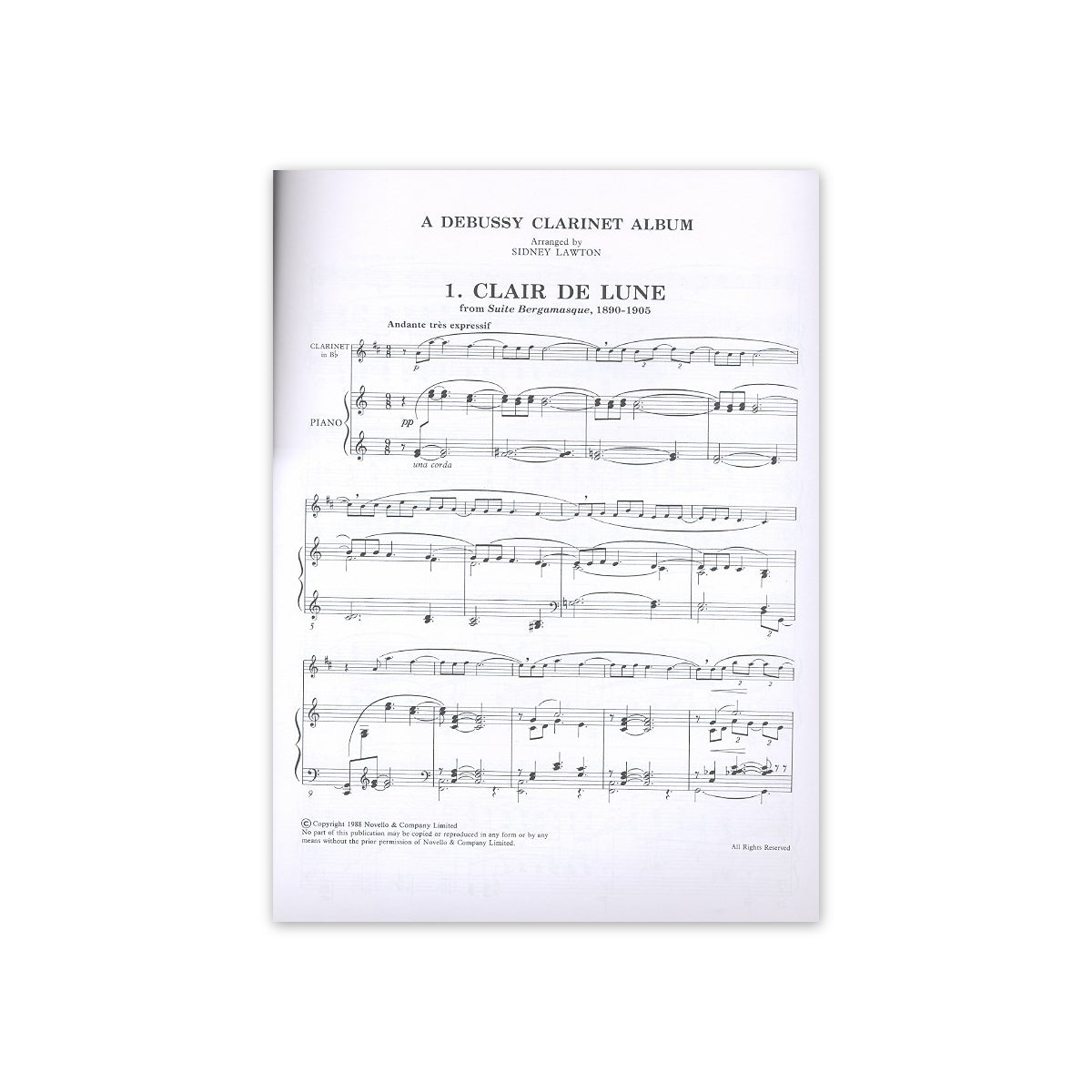 Debussy Clarinet Album