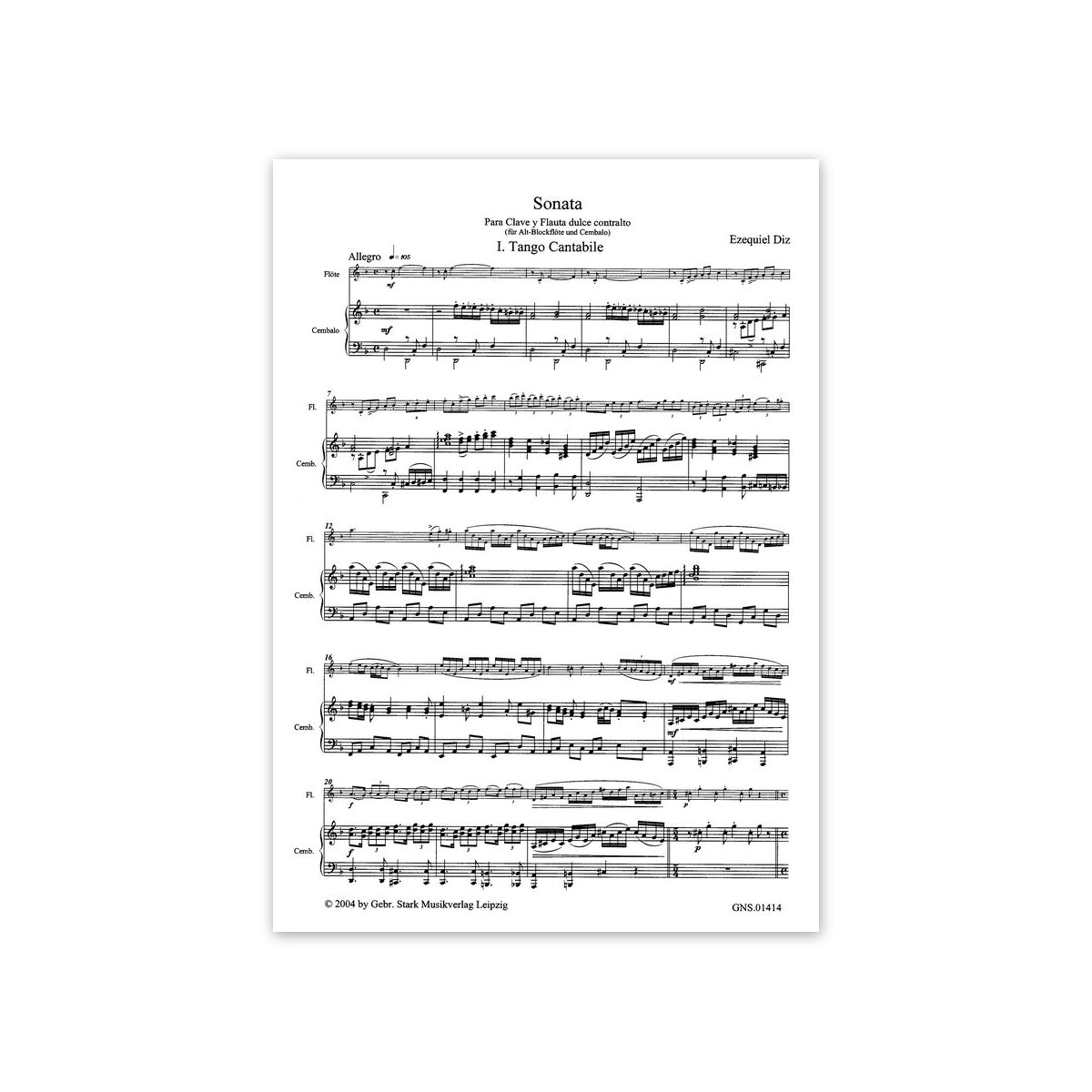 Diz, Sonata