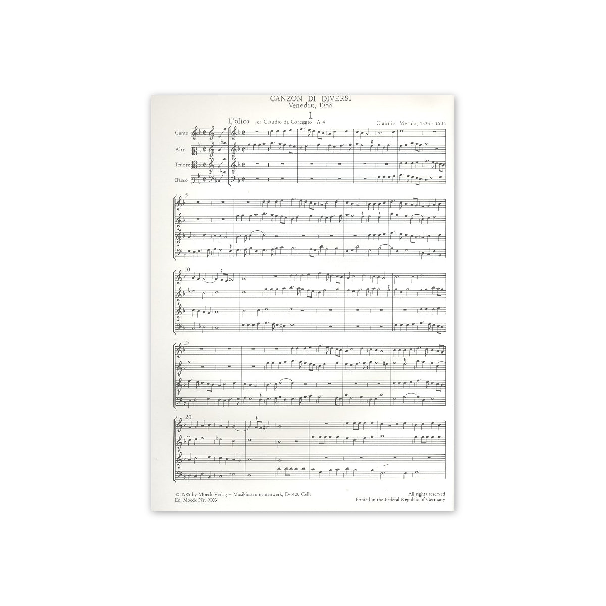 Canzoni di diversi