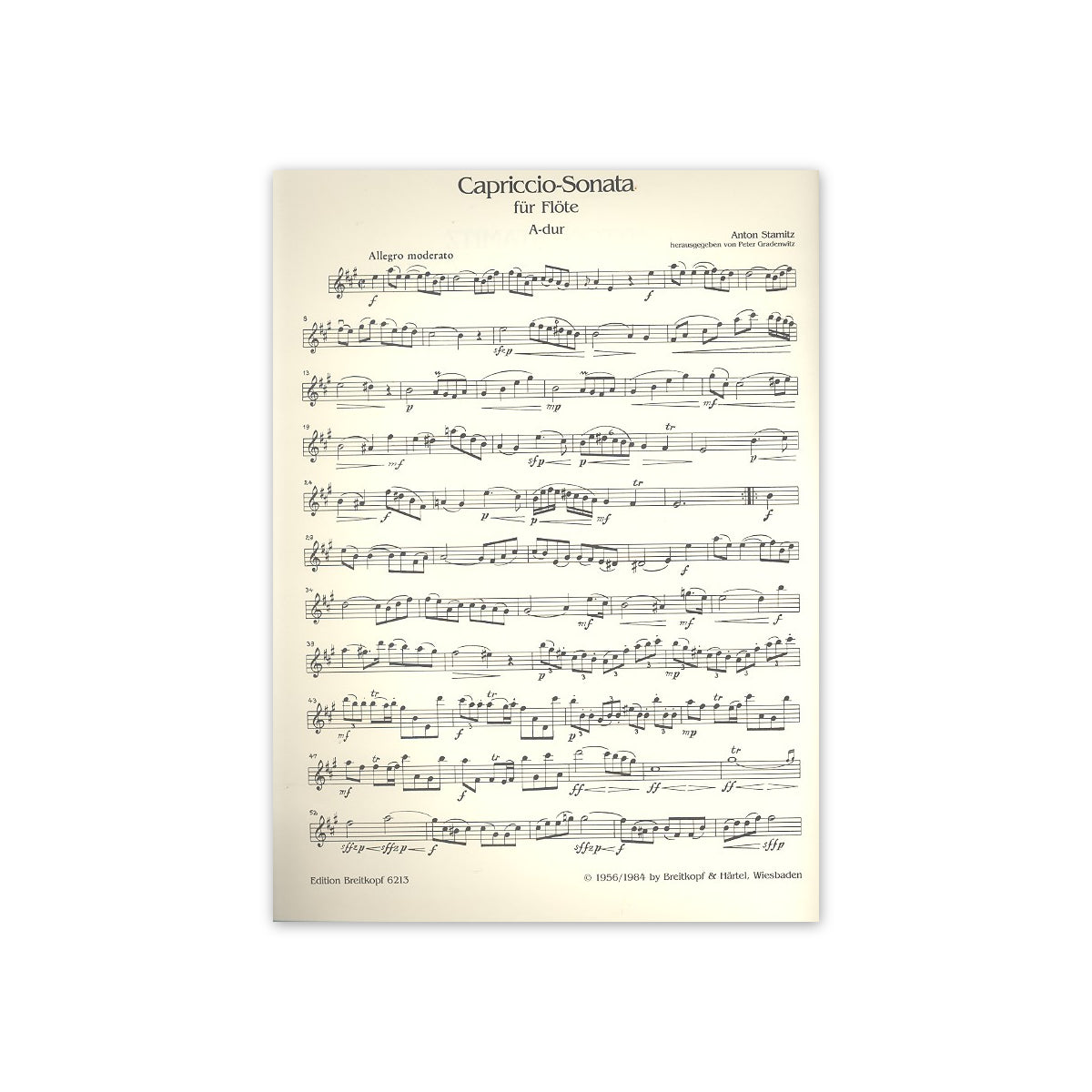 Stamitz A., Capriccio-Sonata A-Dur