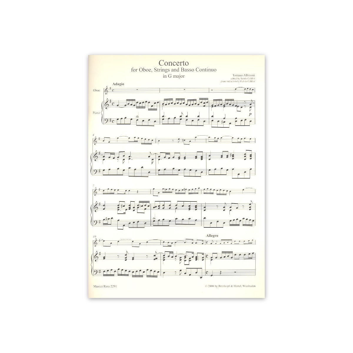 Albinoni, Konzert G-Dur