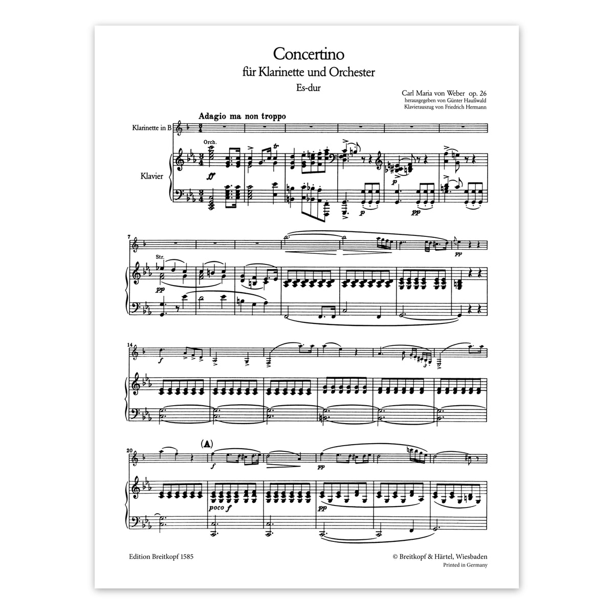 Weber, Concertino op.26
