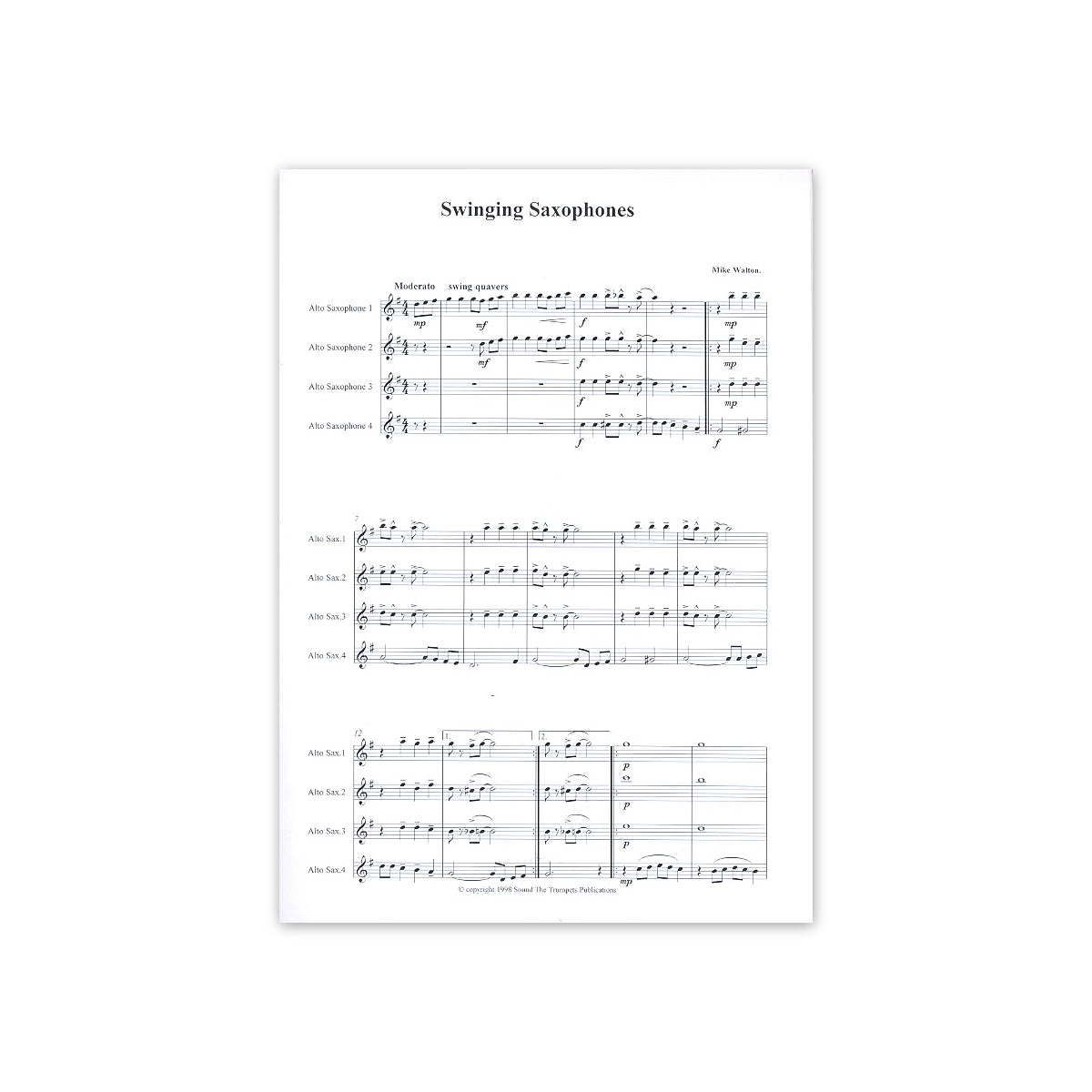 Swinging Saxophones